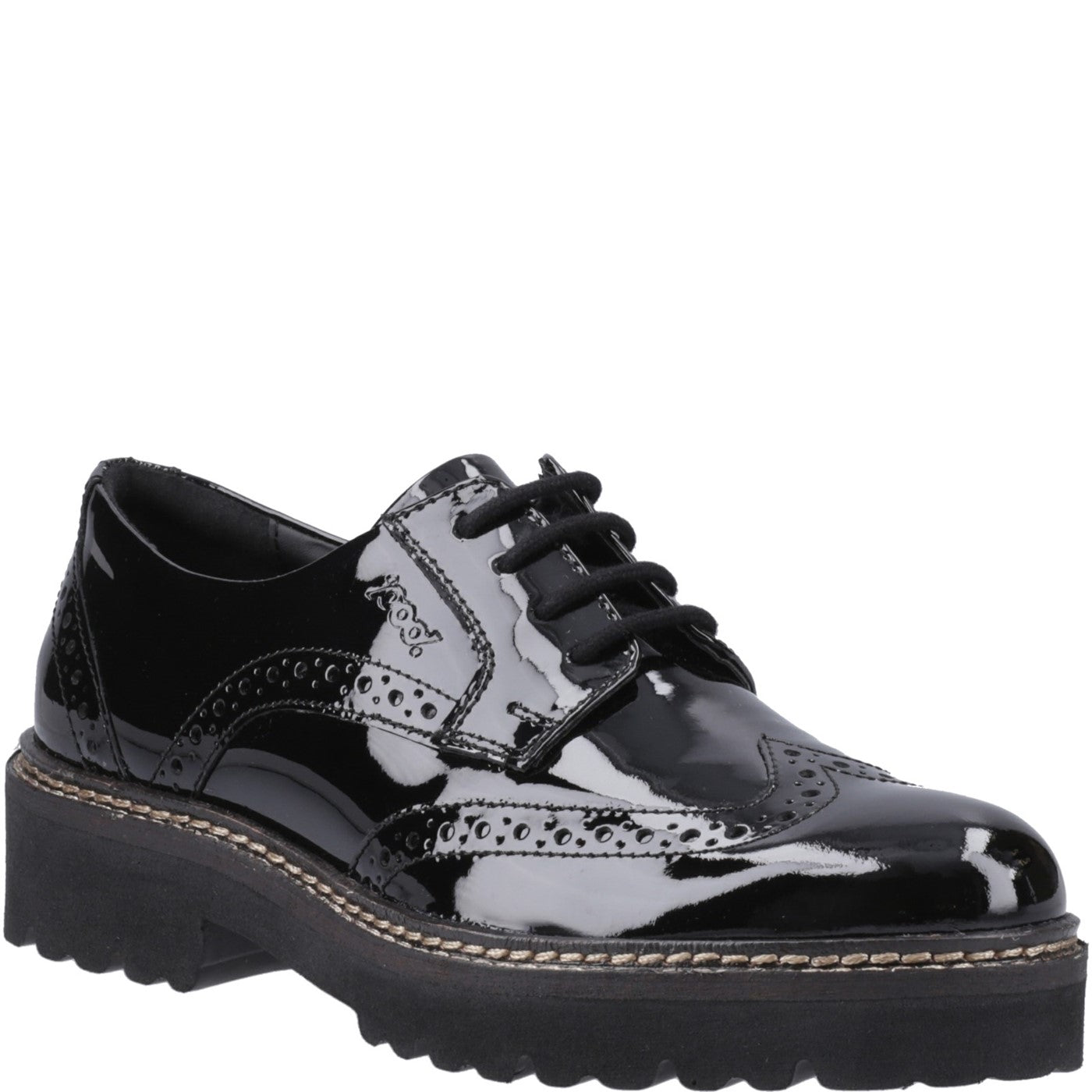 Women's Kortney Brogues Black Patent
