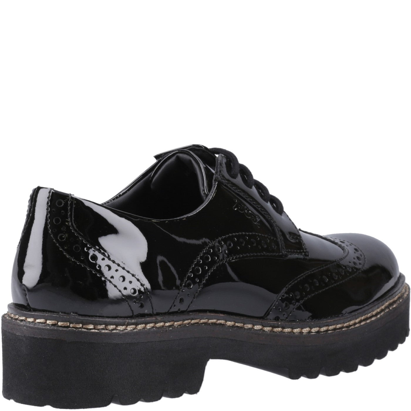 Women's Kortney Brogues Black Patent