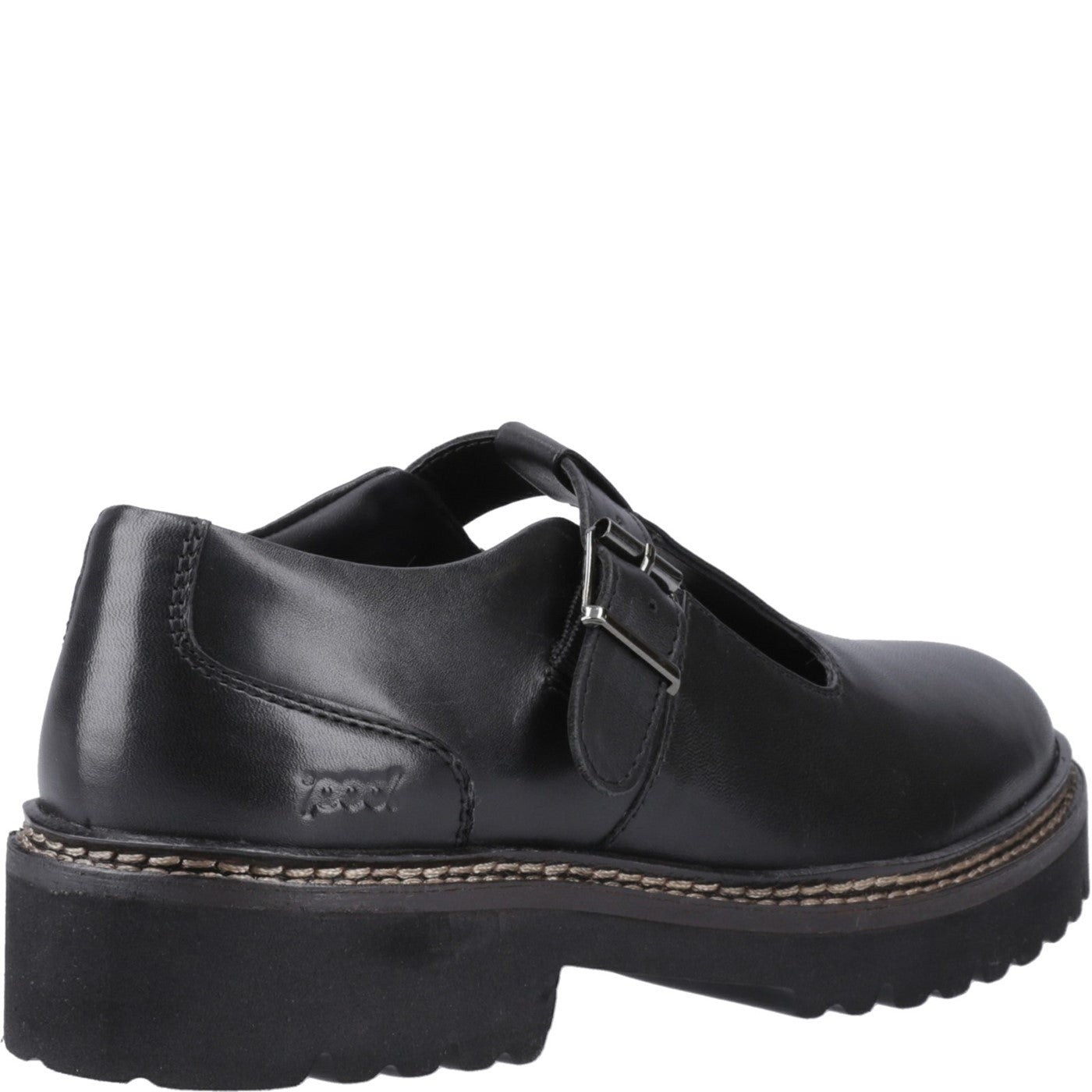 Women's Kylee T-Bar Buckle Shoes Black