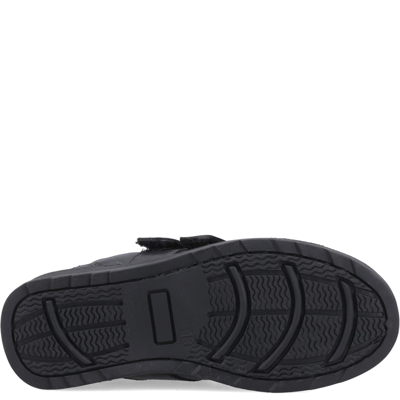 Boys' Aran Senior School Shoes Black