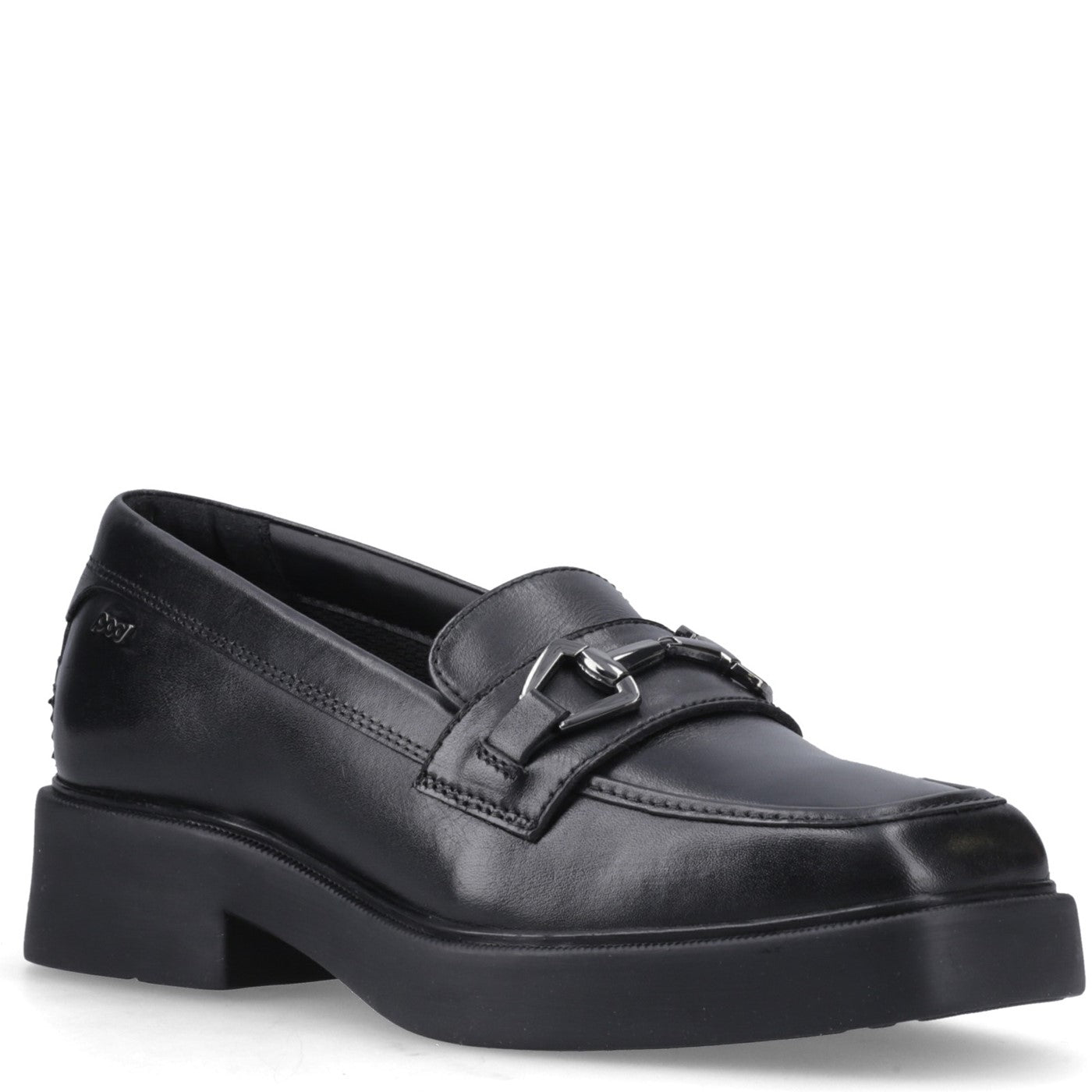 Girls' Maple Loafer Senior School Shoes Black