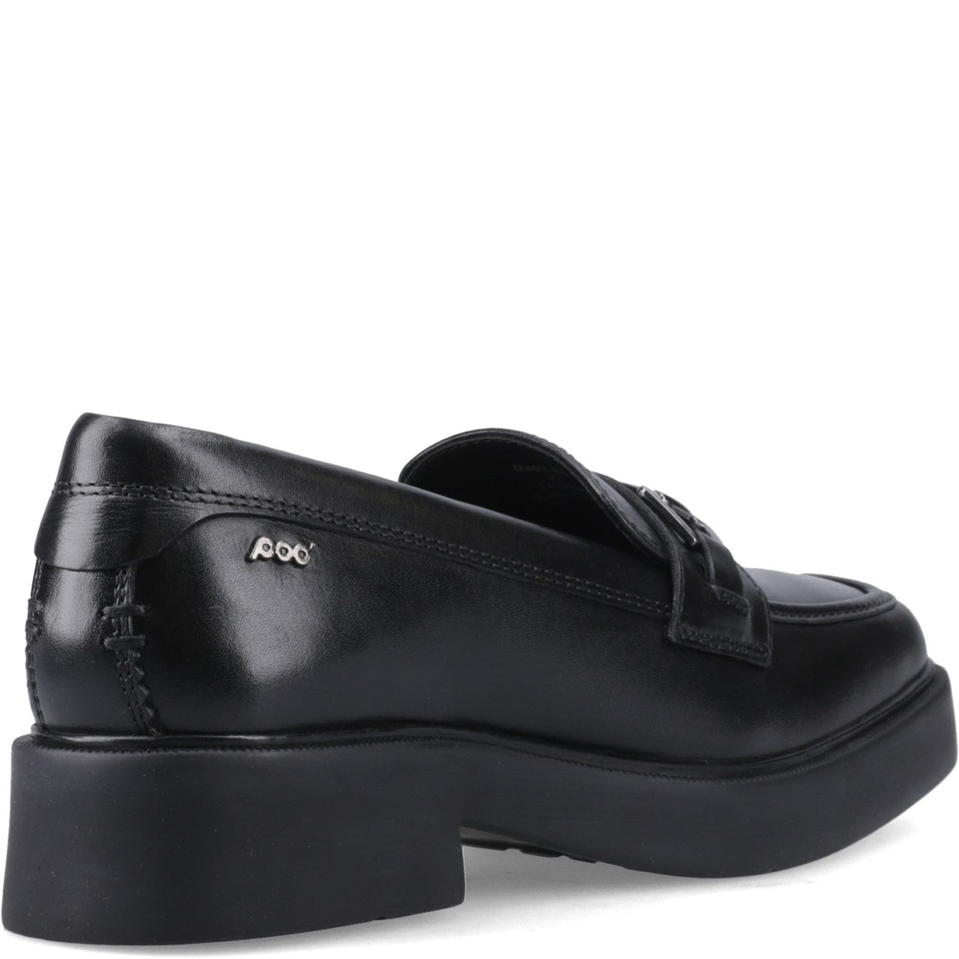 Girls' Maple Loafer Senior School Shoes Black