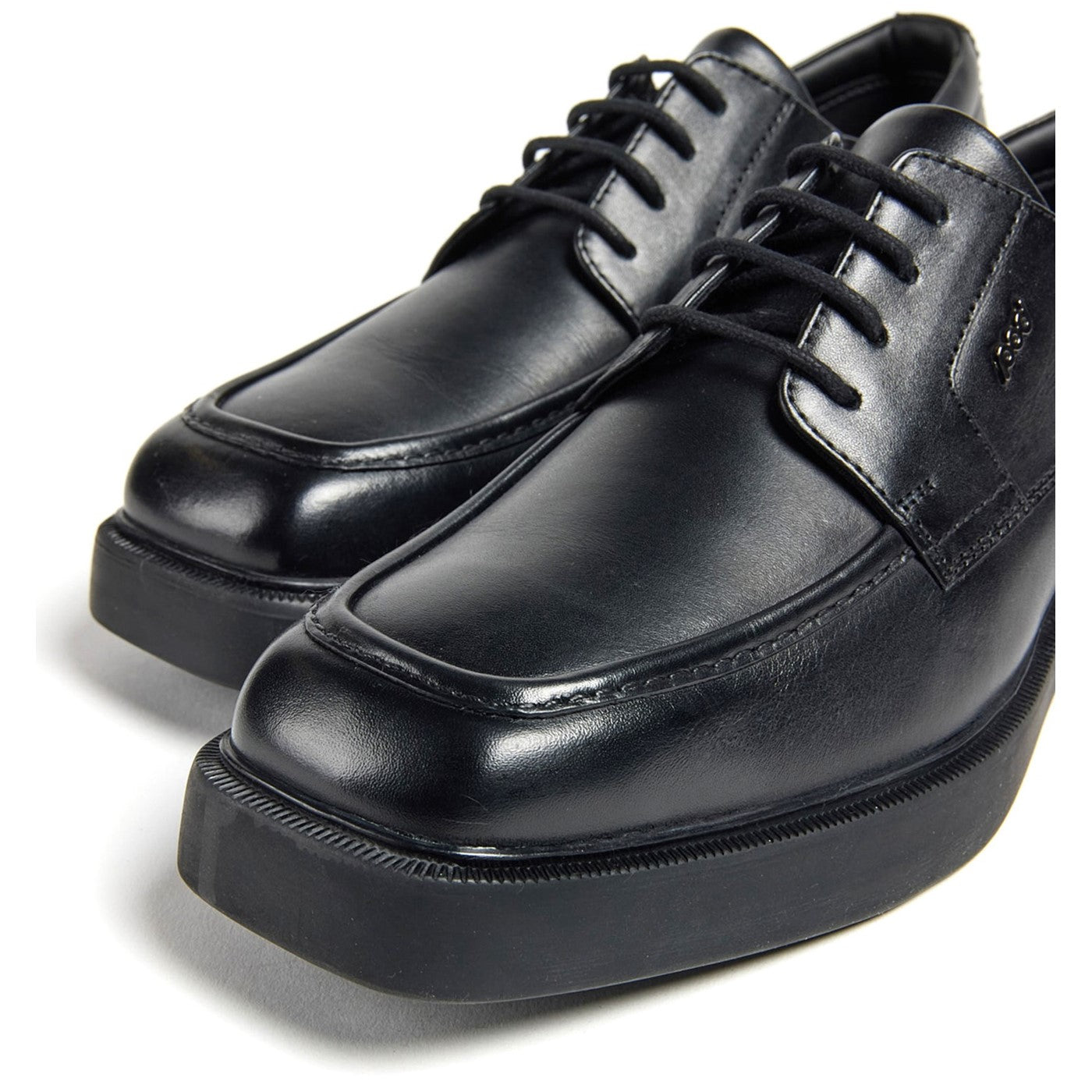 Girls' Hazel Derby Senior School Shoes Black