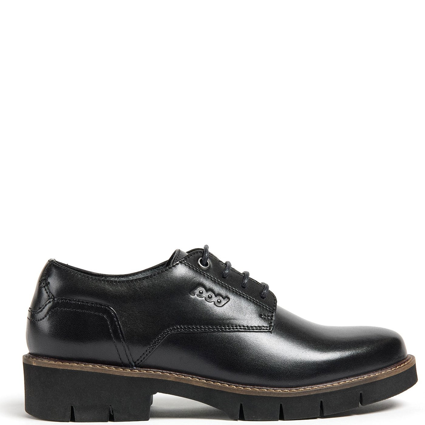 Girls' Kinsley Derby Senior School Shoes Black