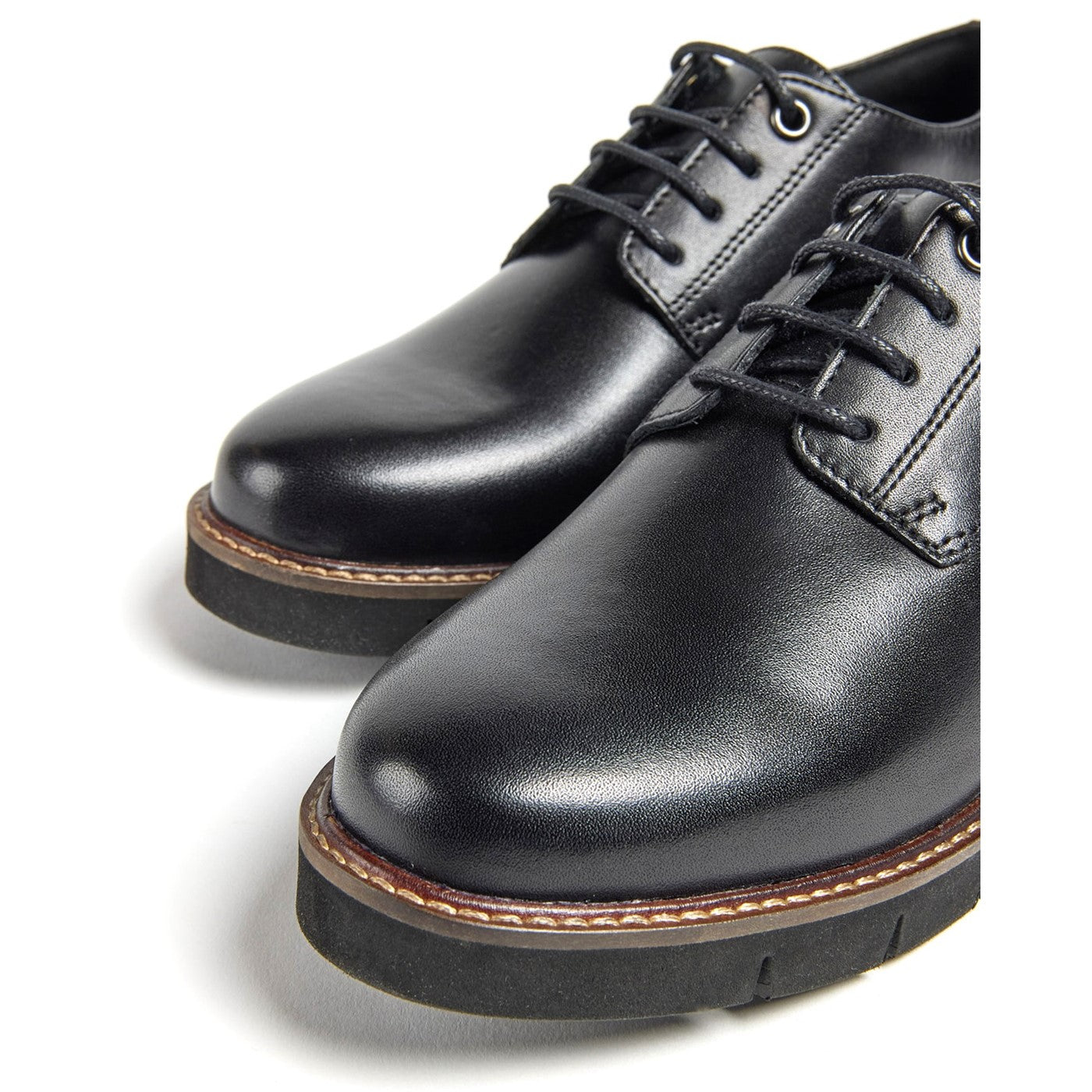 Girls' Kinsley Derby Senior School Shoes Black