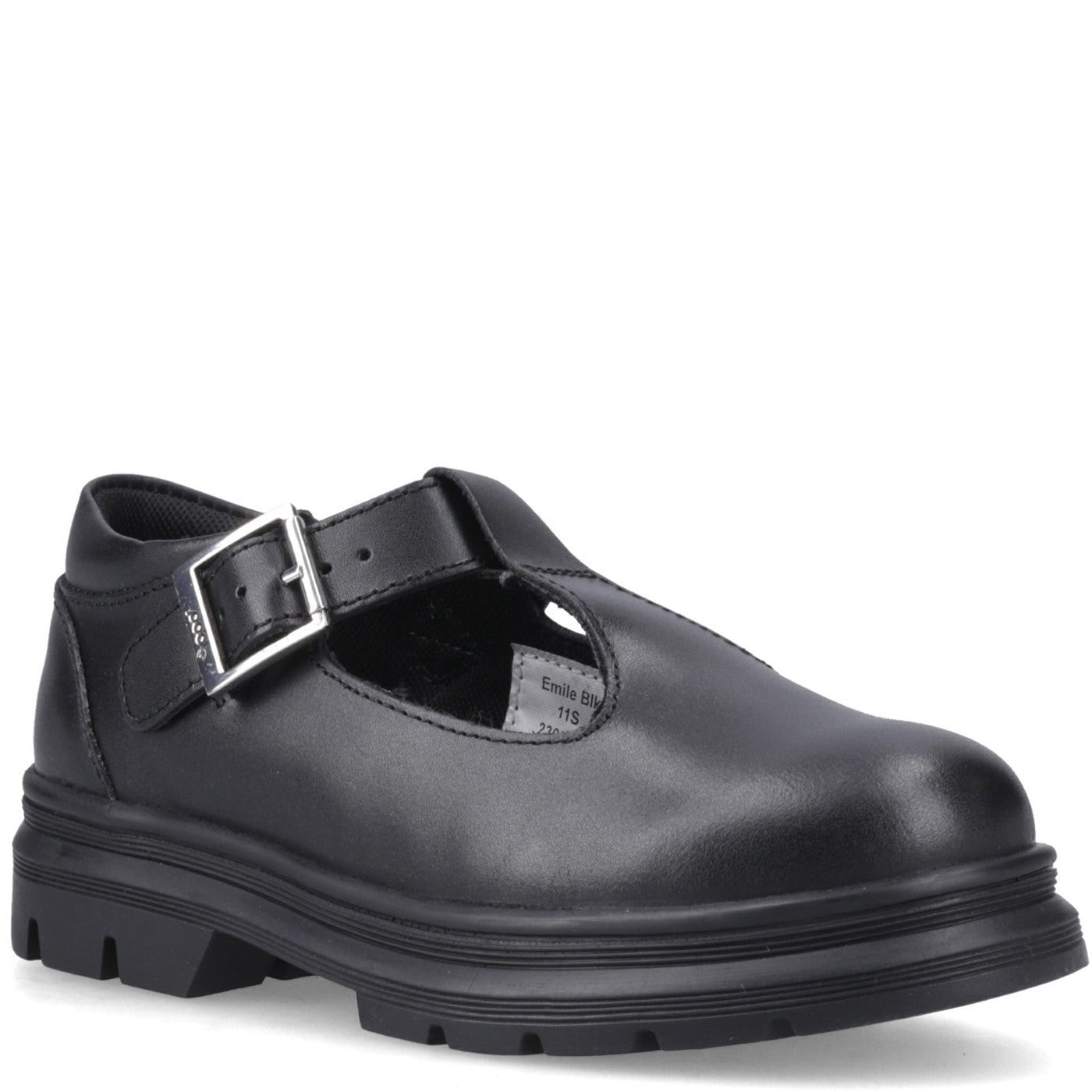 Girls' Emilie Junior School Shoes Black