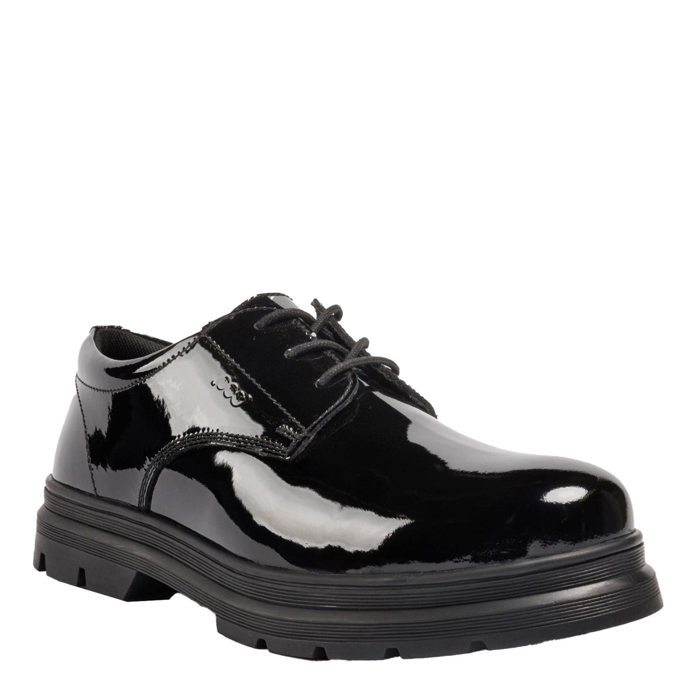 Girls' Irene Junior School Shoes Black Patent