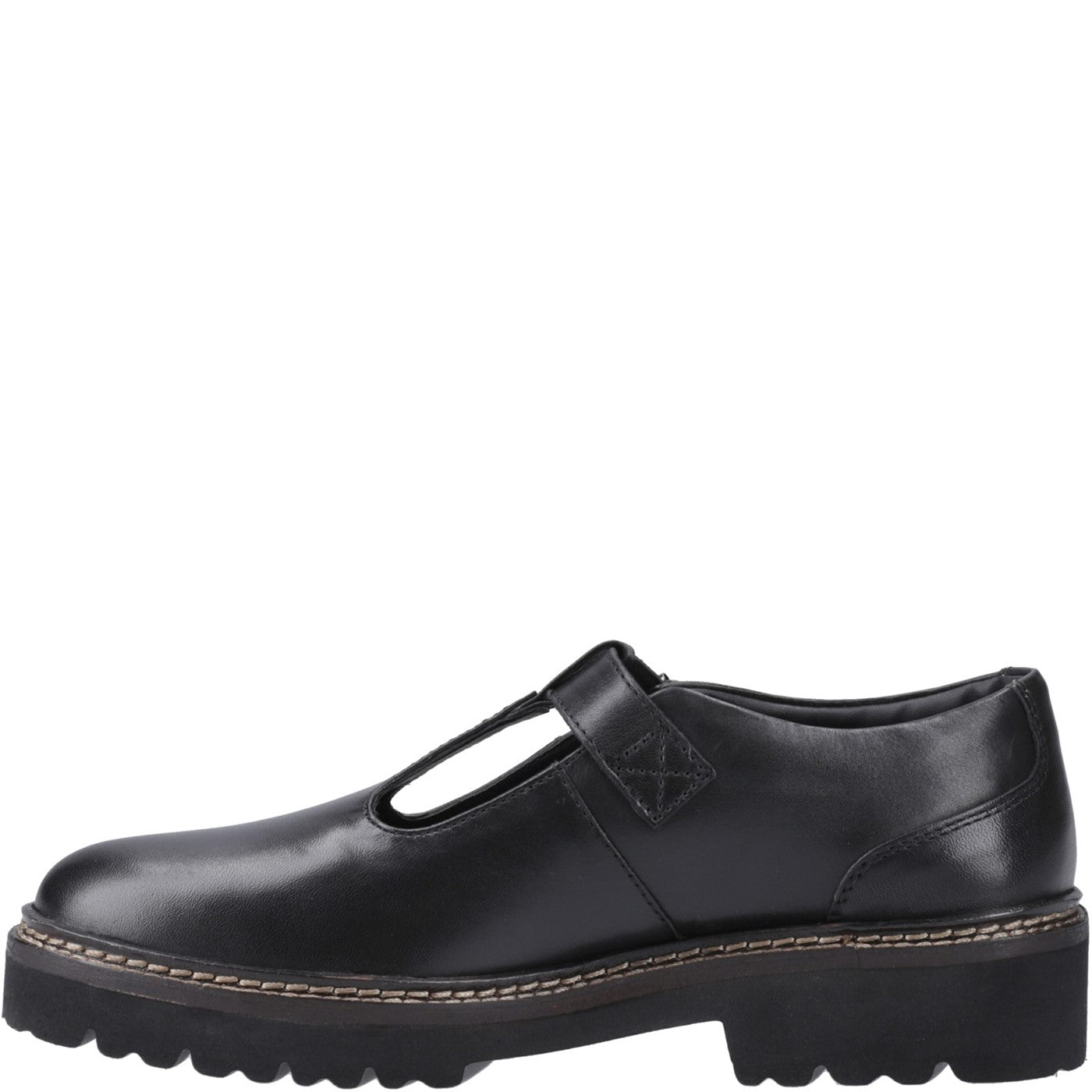 Women's Kylee T-Bar Buckle Shoes Black