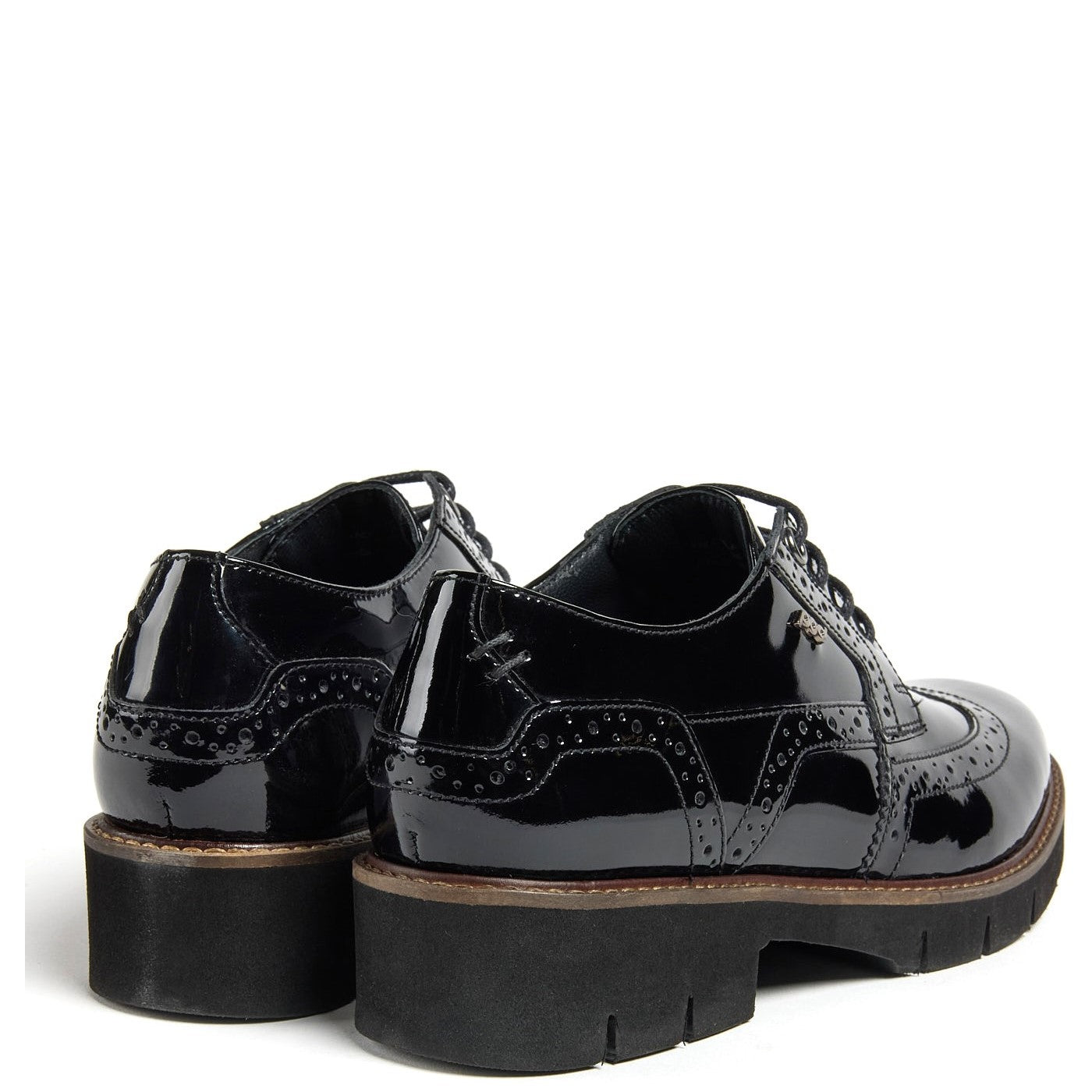 Women's Kacey Brogues Black Patent