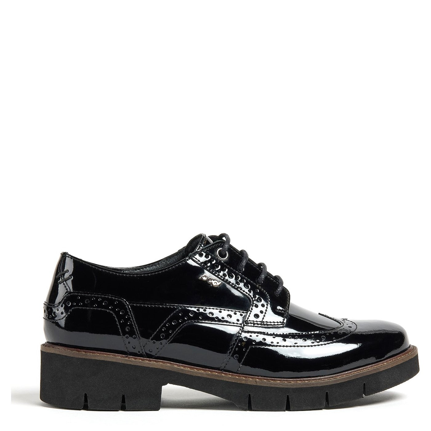 Women's Kacey Brogues Black Patent