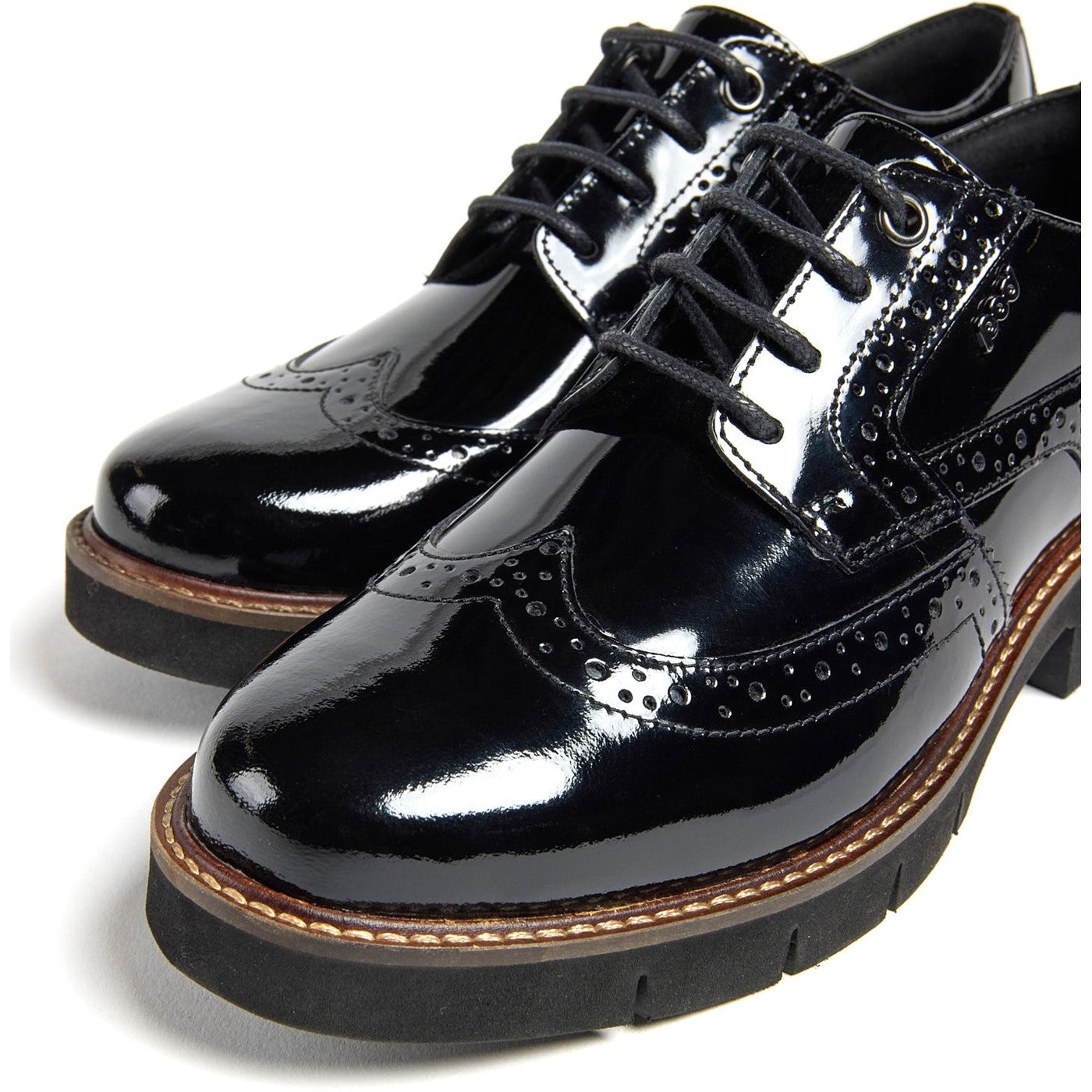 Women's Kacey Brogues Black Patent