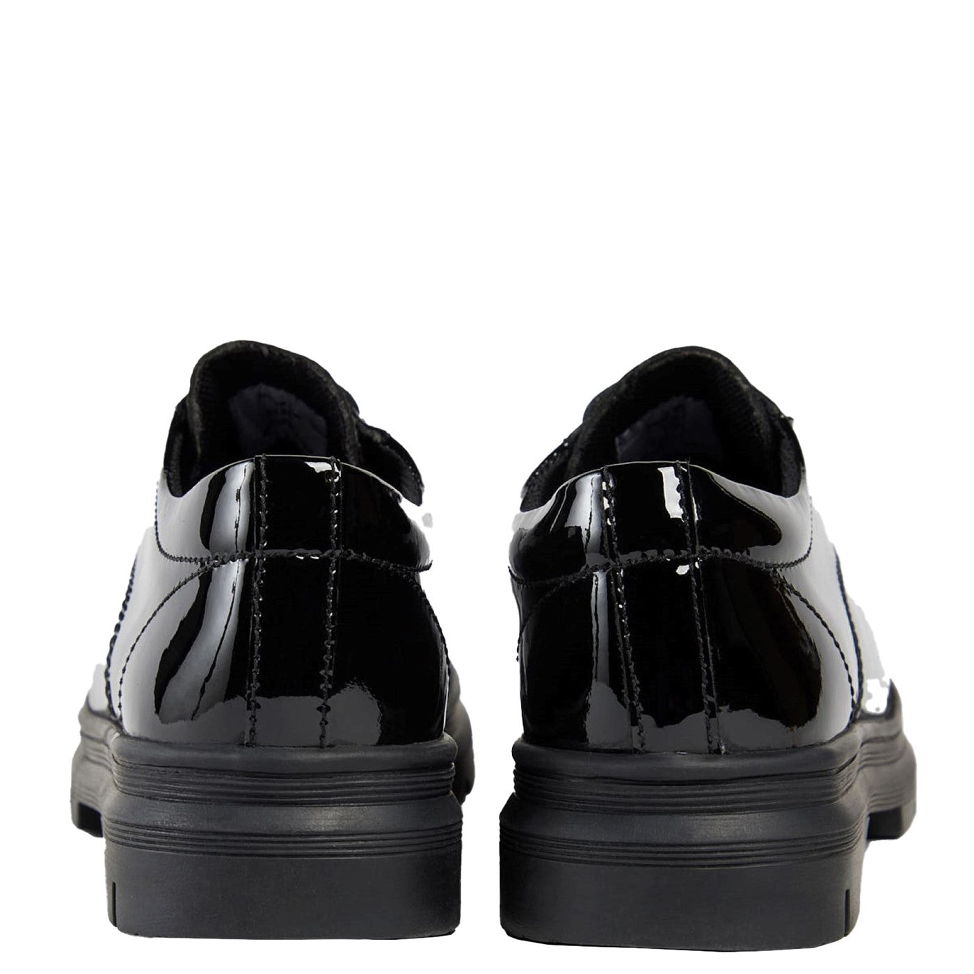 Girls' Irene Senior School Shoes Black Patent
