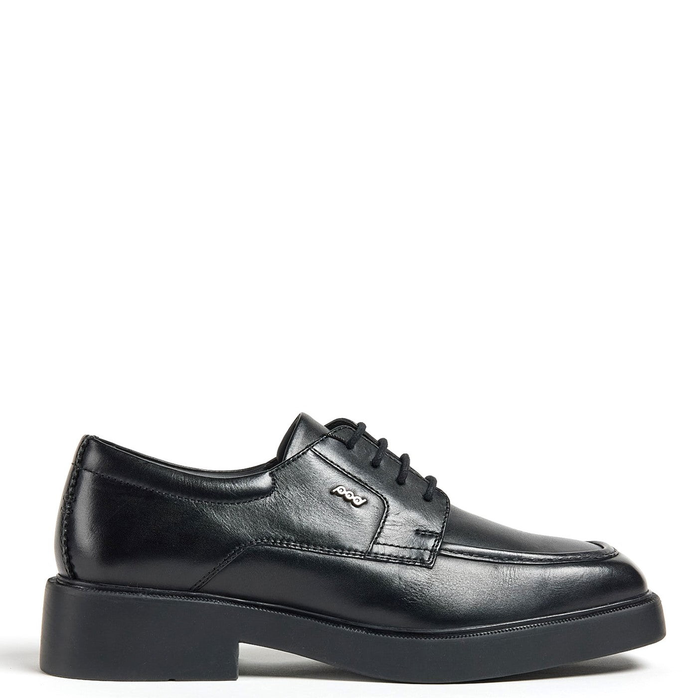 Girls' Hazel Derby Senior School Shoes Black